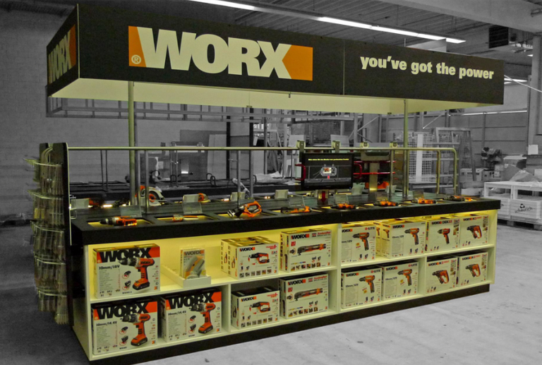 Caso Worx. Come un espositore con schermo mobile ha fatto impennare le vendite del 300%